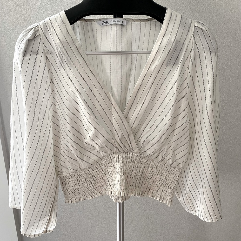 Zara striped top | Size L